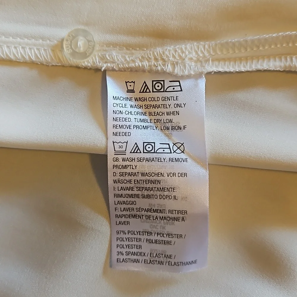 NWOT Suzanne Graver oversized  blouse,size small,cream color - Picture 9 of 10